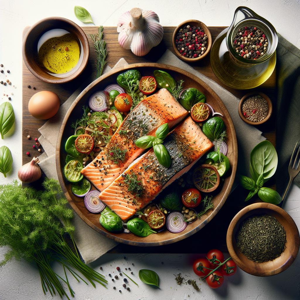 Herb-Kissed Baked Salmon: A Flavorful, Healthy Delight