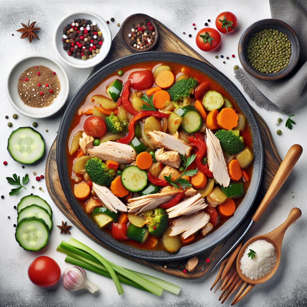 Savor the Flavor: Turkey and Vegetable Stew Delight