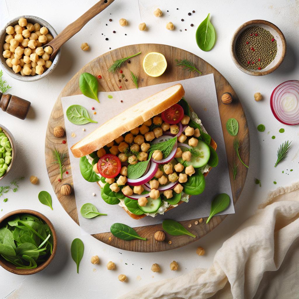 Chickpea Salad Sandwiches: Wholesome, Tasty, and Easy!
