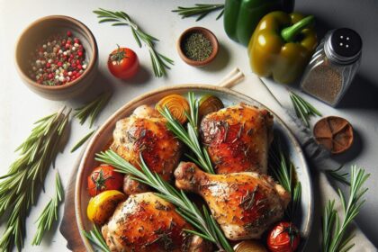 Rosemary-Infused Baked Chicken Thighs: Flavorful & Easy