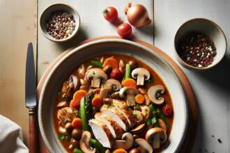 Hearty Turkey and Mushroom Stew: A Comforting Classic Recipe