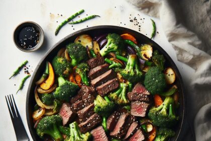 Sizzling Beef and Broccoli Skillet: Quick Flavorful Feast