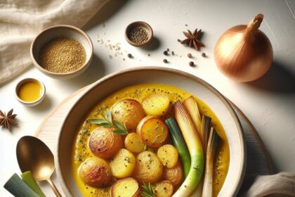 Golden Bliss: Crafting the Perfect Roasted Potato & Leek Soup
