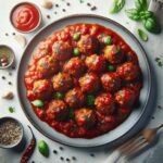 Savory Turkey Meatballs Simmered in Rich Marinara Sauce