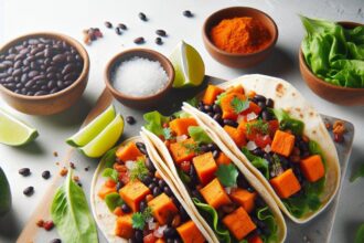 Bold & Bright: Sweet Potato and Black Bean Tacos Delight