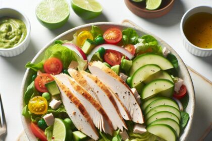 Fresh Turkey Taco Salad with Zesty Lime Dressing Boost
