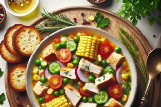 Hearty Chicken and Corn Chowder: A Cozy Bowl of Comfort