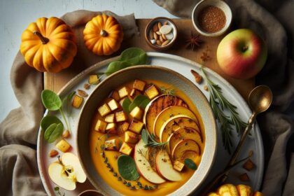 Velvety Roasted Squash & Apple Soup: A Cozy Fall Delight