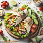 Wholesome Homemade Hummus & Veggie Wraps: Fresh and Flavorful!