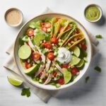Turkey Taco Salad with Zesty Lime Dressing: Fresh & Flavorful