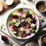 Bright Bites: Roasted Beet Salad with Creamy Goat Cheese