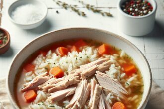 Comfort in a Bowl: The Warmth of Turkey and Rice Soup