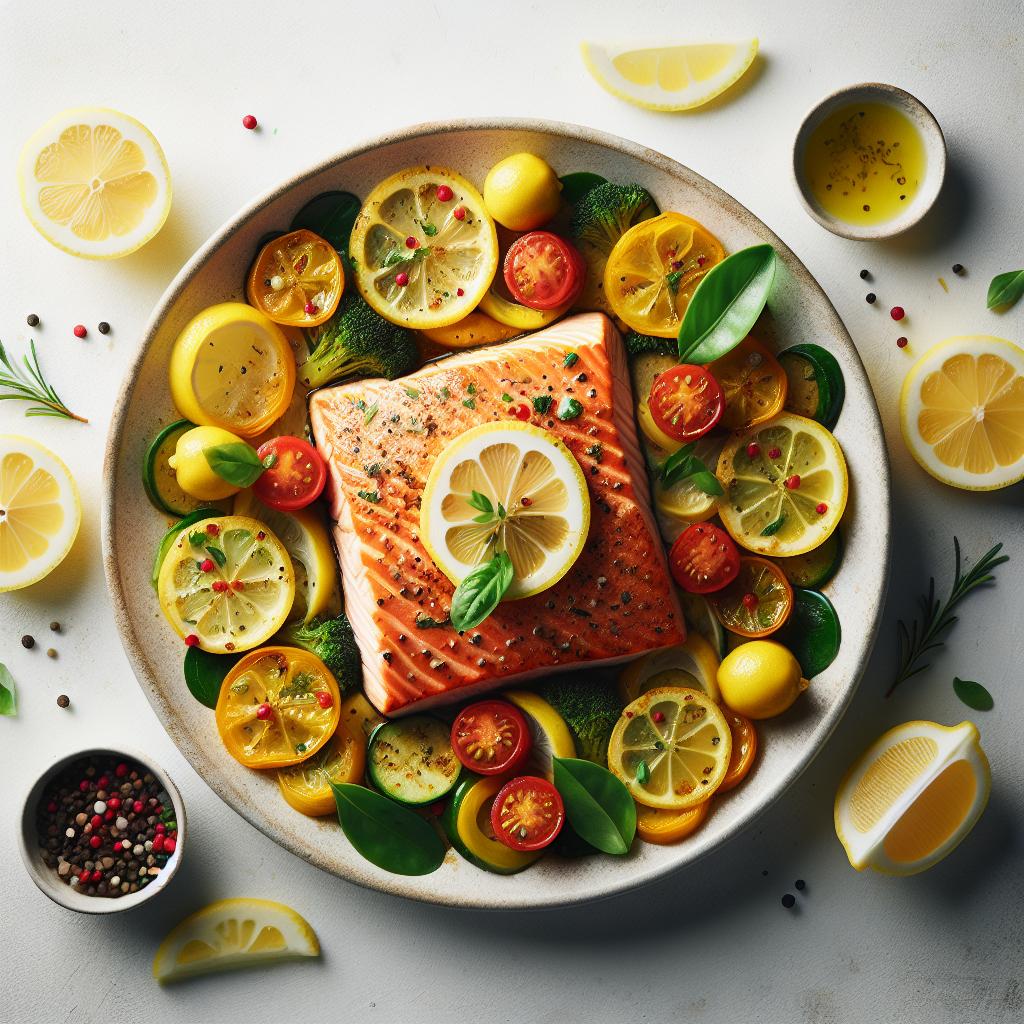 Zesty Baked Salmon with Lemon Butter: A Flavorful Delight
