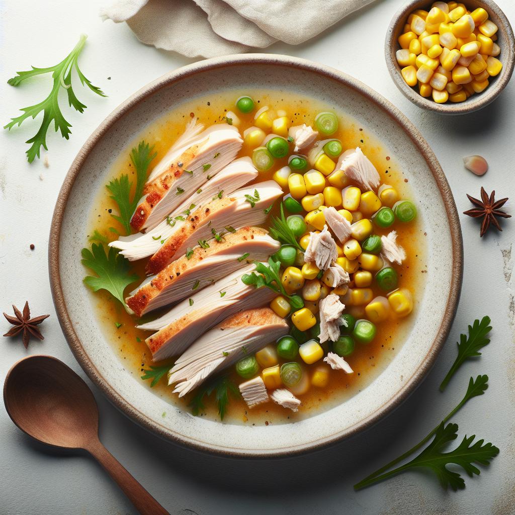 Savoring Comfort: The Delicious Duo of Turkey and Corn Soup