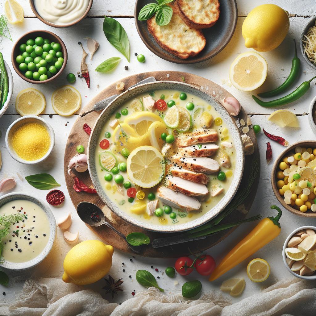 Zesty Comfort: Crafting the Perfect Creamy Lemon Chicken Soup