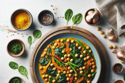Wholesome Chickpea & Spinach Curry: A Flavorful Feast