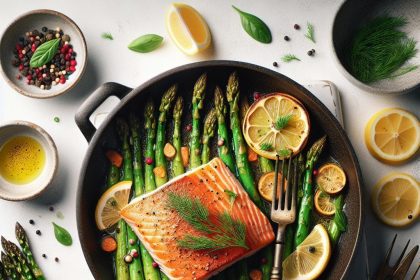One-Pan Wonder: Delicious Sheet Pan Salmon and Asparagus