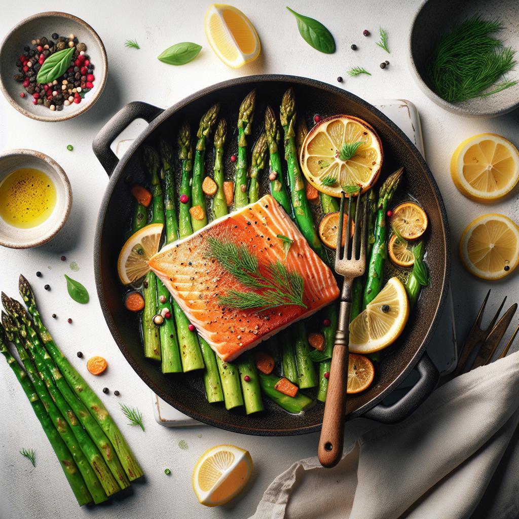 One-Pan Wonder: Delicious Sheet Pan Salmon and Asparagus