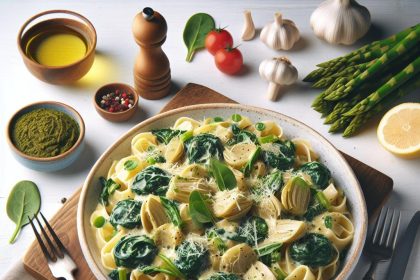 Indulge in Creamy Spinach Artichoke Pasta Perfection