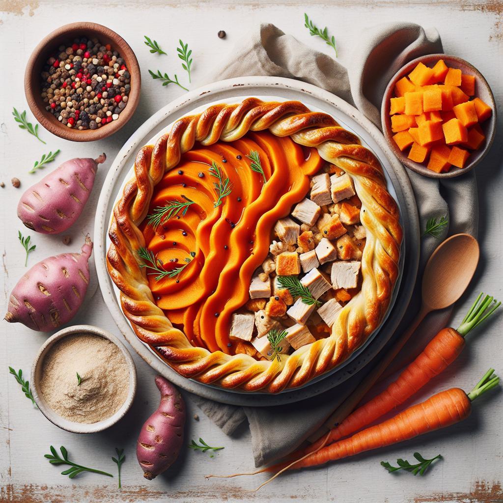 Hearty Turkey Shepherd’s Pie with Sweet Potato Twist
