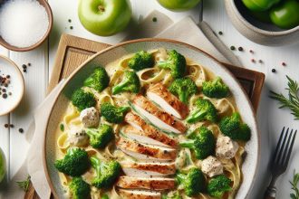 Creamy Chicken Alfredo with Broccoli: A Flavorful Feast