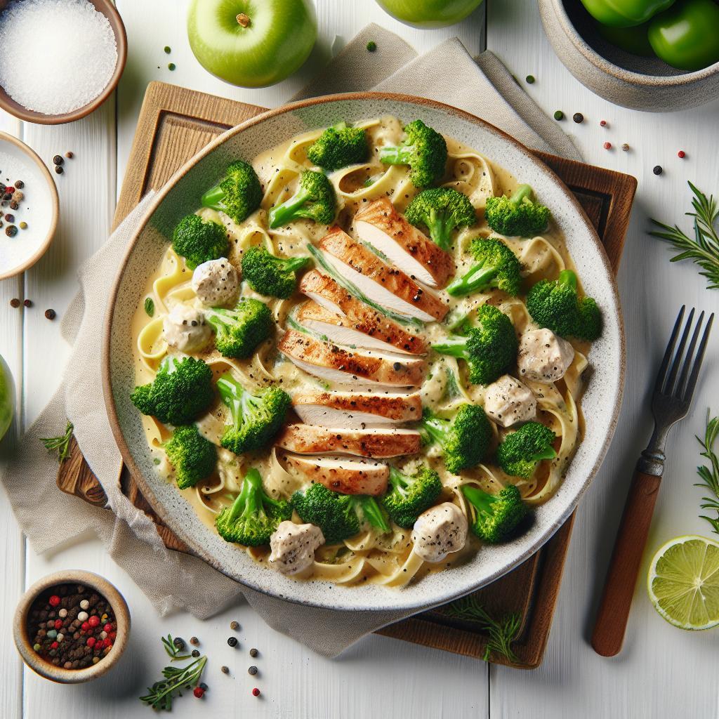 Creamy Chicken Alfredo with Broccoli: A Flavorful Feast