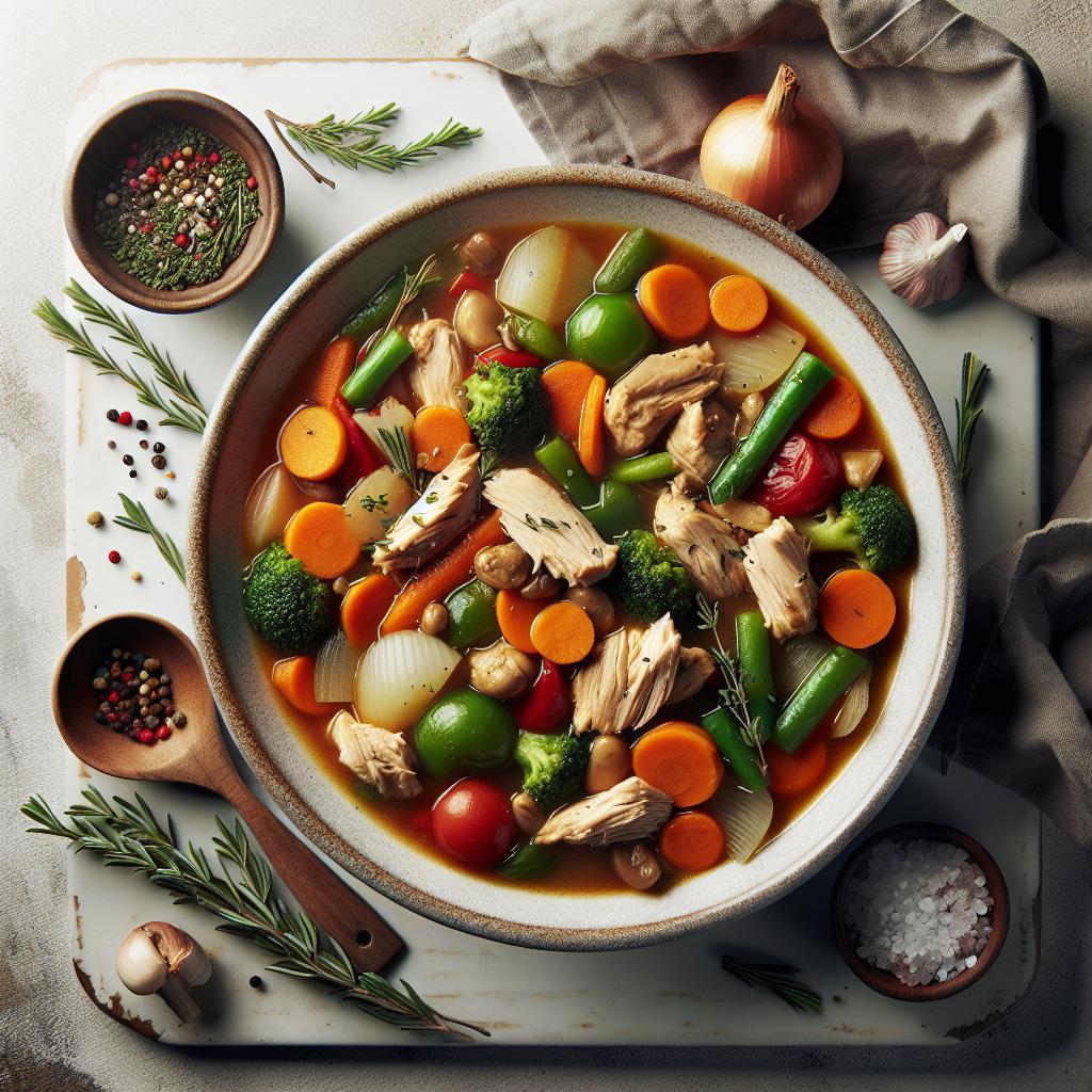 Hearty Chicken and Vegetable Stew: A Comfort in Every Bite