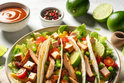 Zesty Turkey Taco Salad with Tangy Lime Dressing Delight