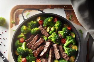 Sizzling Beef and Broccoli Skillet: A Quick, Flavorful Feast