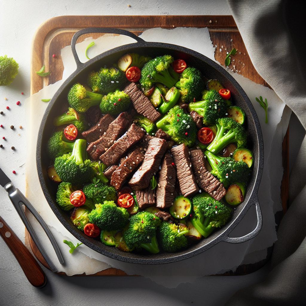 Sizzling Beef and Broccoli Skillet: A Quick, Flavorful Feast