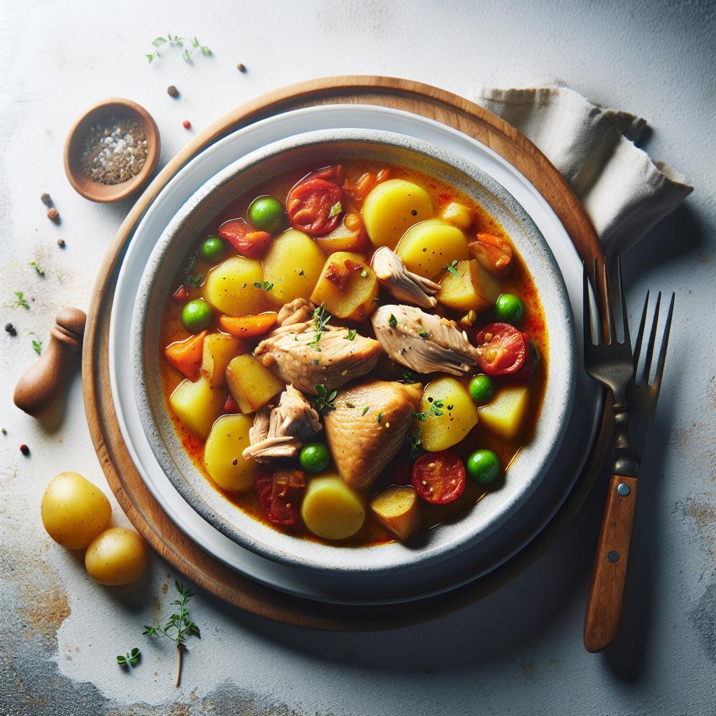 Hearty Chicken and Potato Stew: Comfort in Every Spoonful