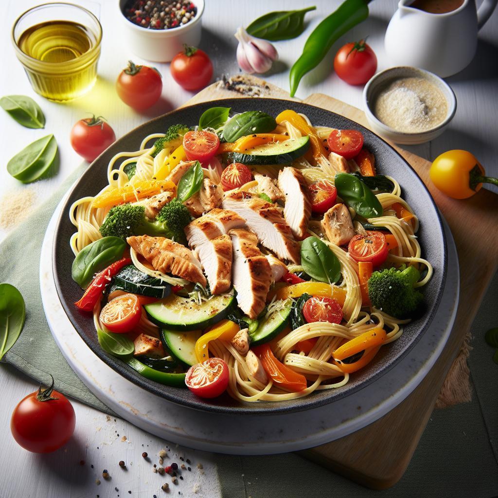 Wholesome Chicken and Vegetable Pasta: A Flavorful Delight