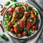 Herb-Infused Baked Chicken Drumsticks: A Flavorful Delight