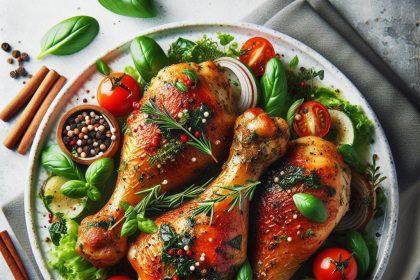 Herb-Infused Baked Chicken Drumsticks: A Flavorful Delight