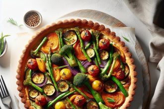 Savor the Flavor: The Art of Roasted Vegetable Tart