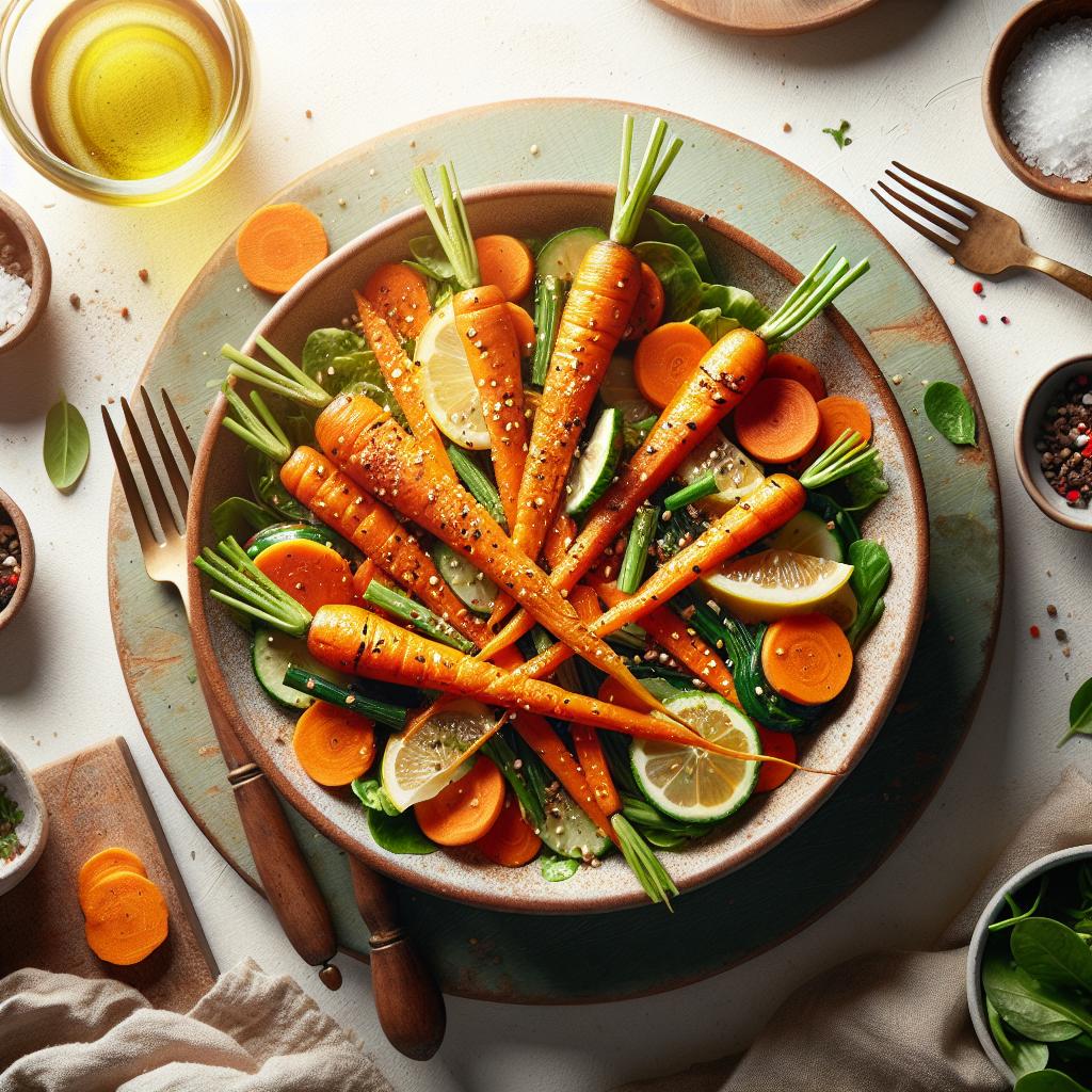 Bright Bites: The Magic of Roasted Carrot Salad Unveiled