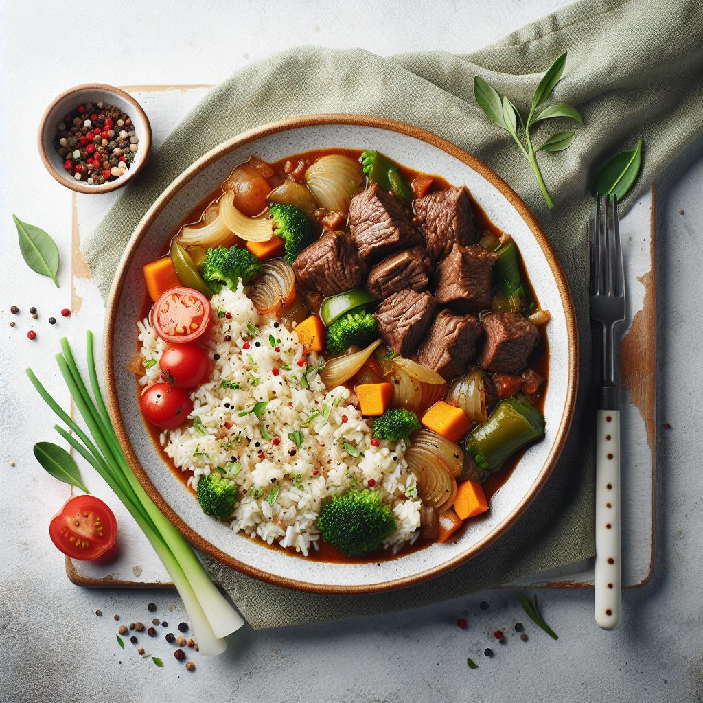 Hearty Beef and Rice Stew: A Comforting Flavorful Classic