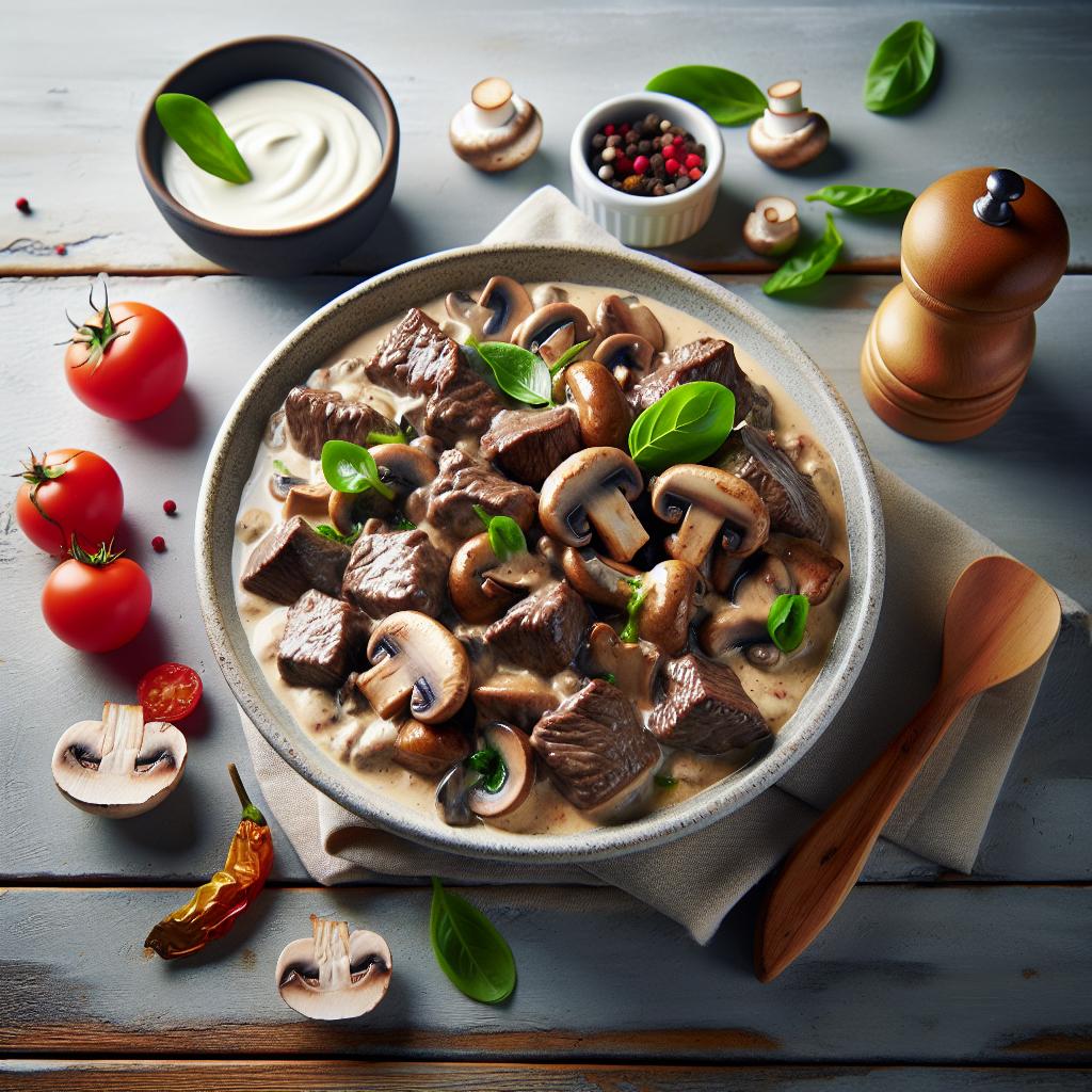 Savoring Beef Stroganoff with Mushroom: A Creamy Classic Delight