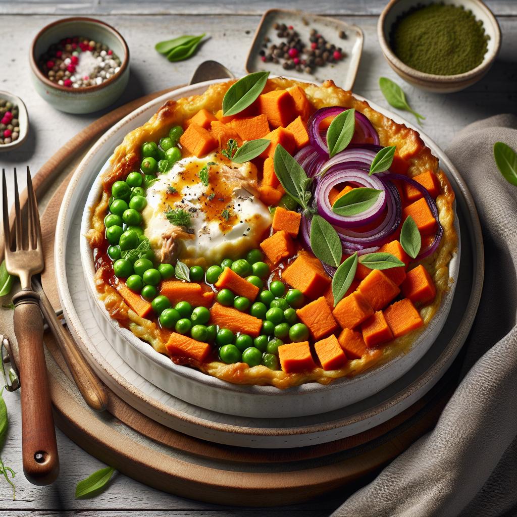 Hearty Turkey Shepherd's Pie with Sweet Potato Twist