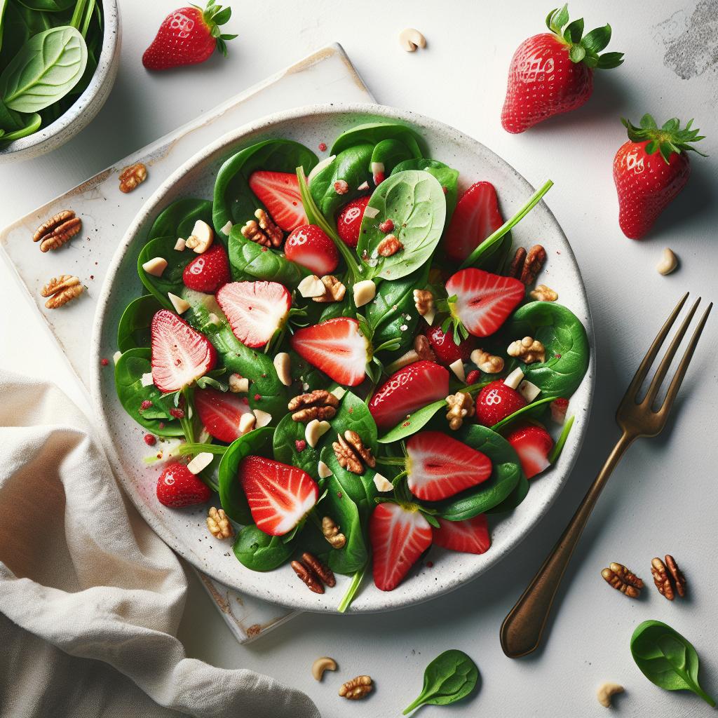 Fresh & Nutty: The Ultimate Strawberry Spinach Salad Recipe