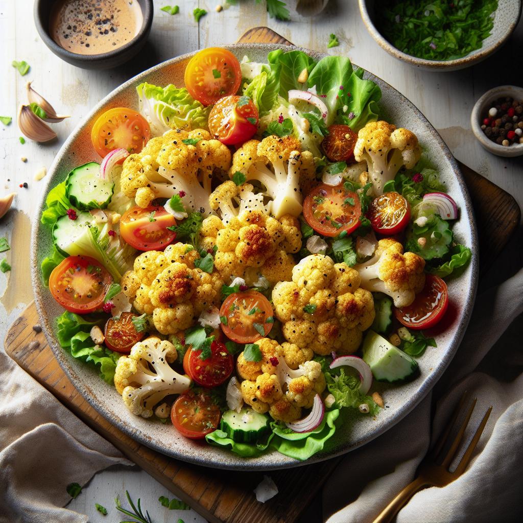 Crunchy Roasted Cauliflower Salad: A Flavorful Veggie Twist