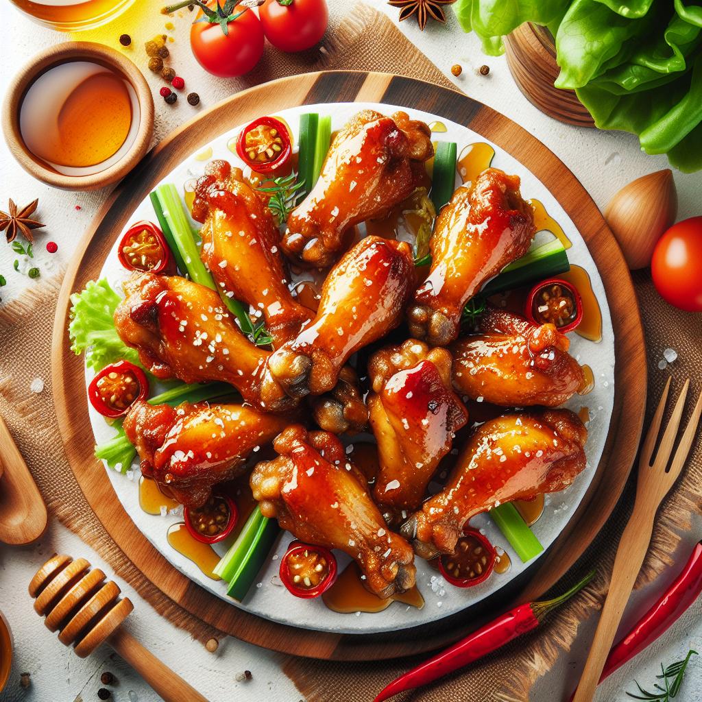 Sweet & Savory: Irresistible Baked Honey Chicken Wings