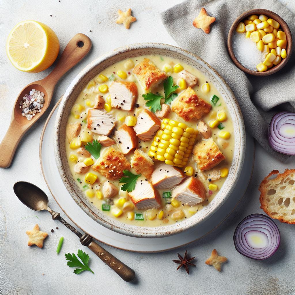 Hearty Chicken and Corn Chowder: A Comfort Food Classic