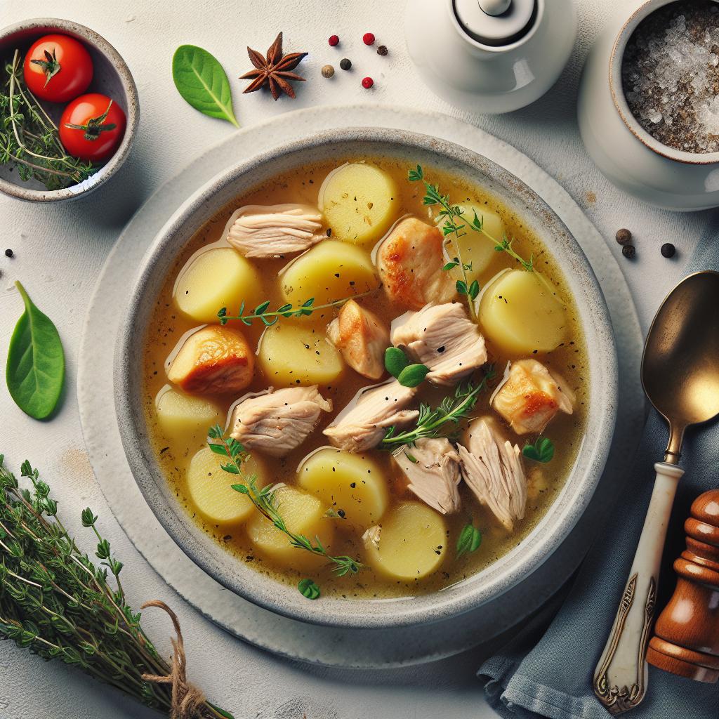 Hearty Chicken and Potato Soup: Comfort in Every Spoonful
