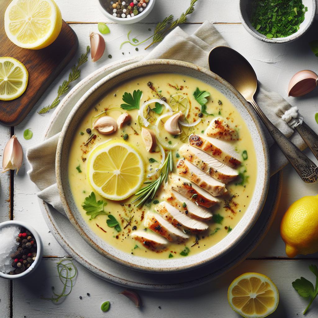 Zesty Comfort: Crafting the Perfect Creamy Lemon Chicken Soup