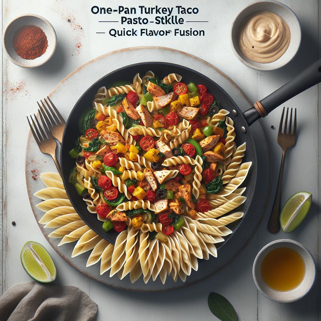 One-Pan Turkey Taco Pasta Skillet: Quick Flavor Fusion