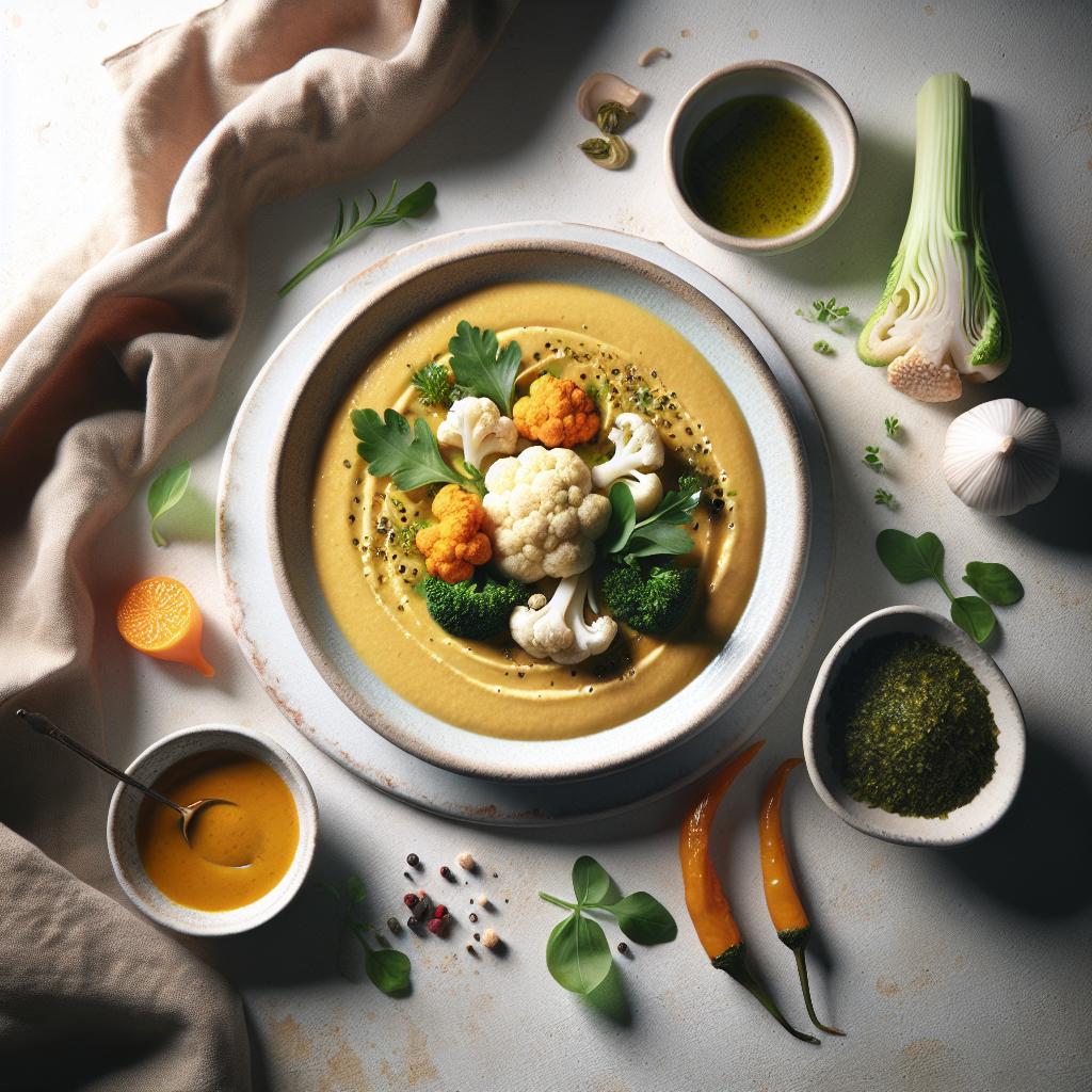 Golden Glow: The Art of Roasted Cauliflower Soup Mastery