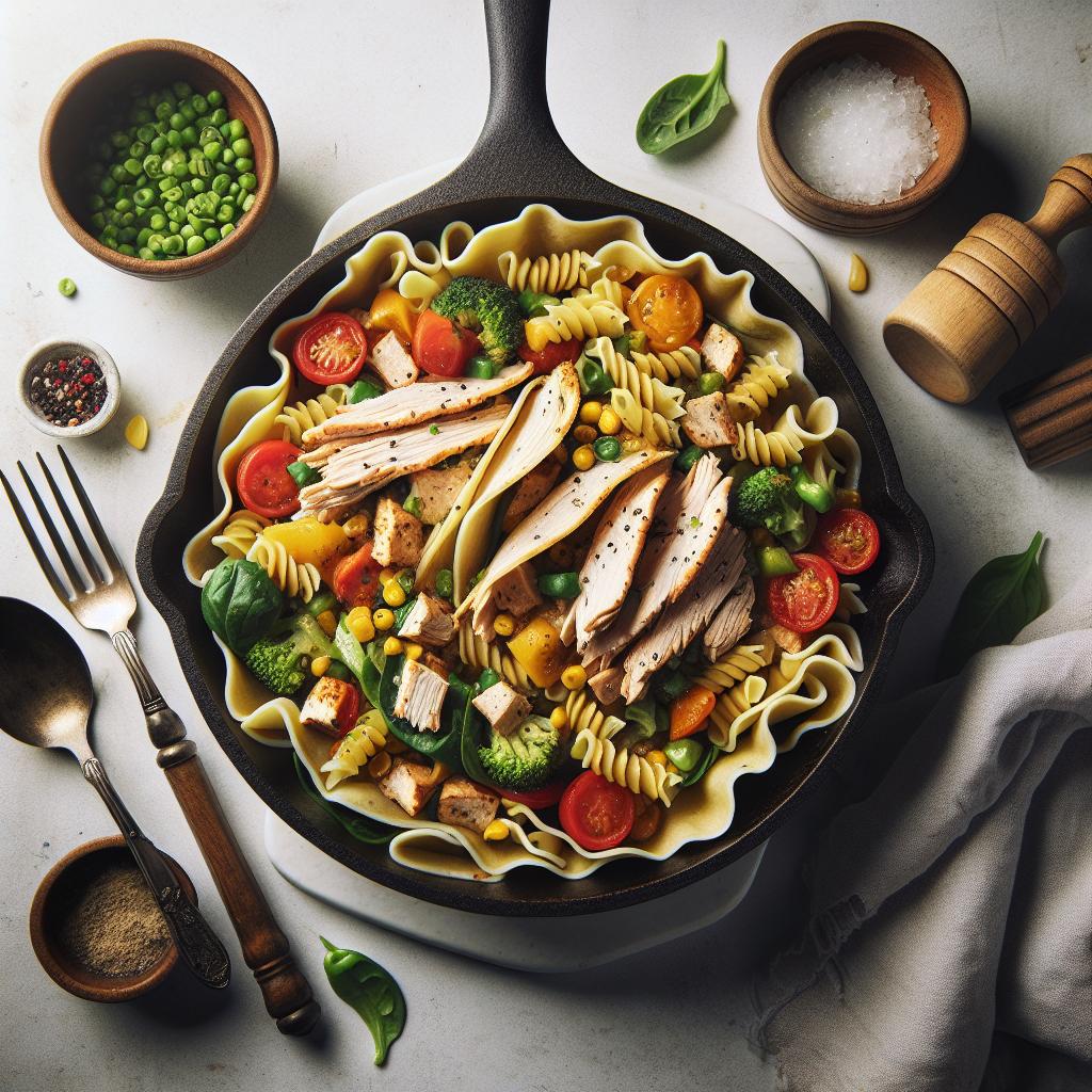 One-Pan Turkey Taco Pasta Skillet: Easy Flavor Fusion Meal