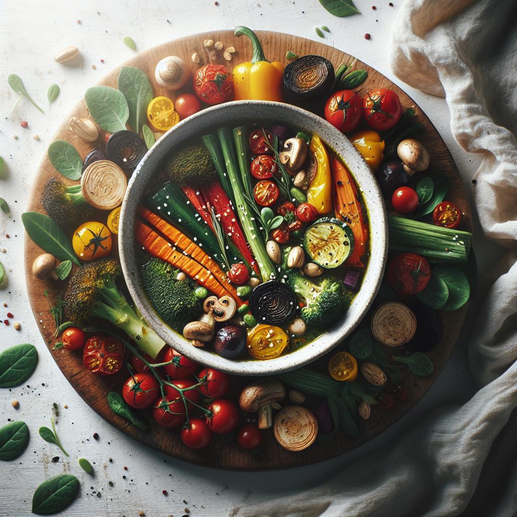 Roasted Vegetable Soup: A Flavorful Blend of Nature's Best