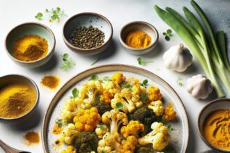 Golden Glow: Roasted Cauliflower with Turmeric Magic